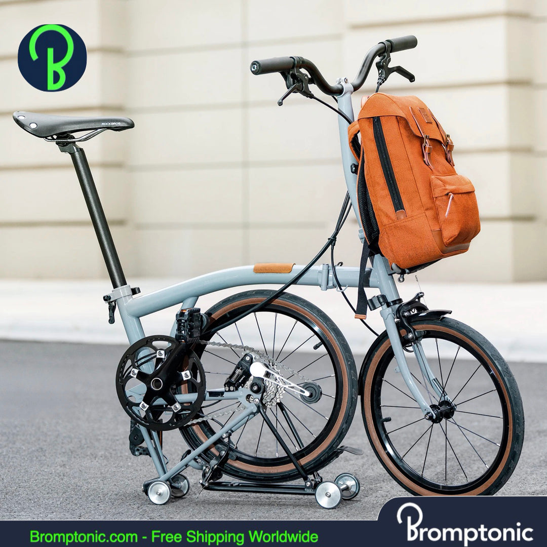 Sac à dos pour vélo pliant Brompton 8.3L - Retro Multifunctional City Bag