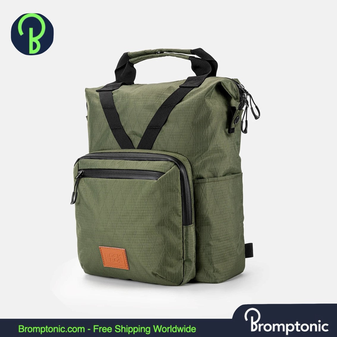 Sac à dos pour vélo pliant Brompton 11.5L - Sac multifonctionnel à fermeture éclair