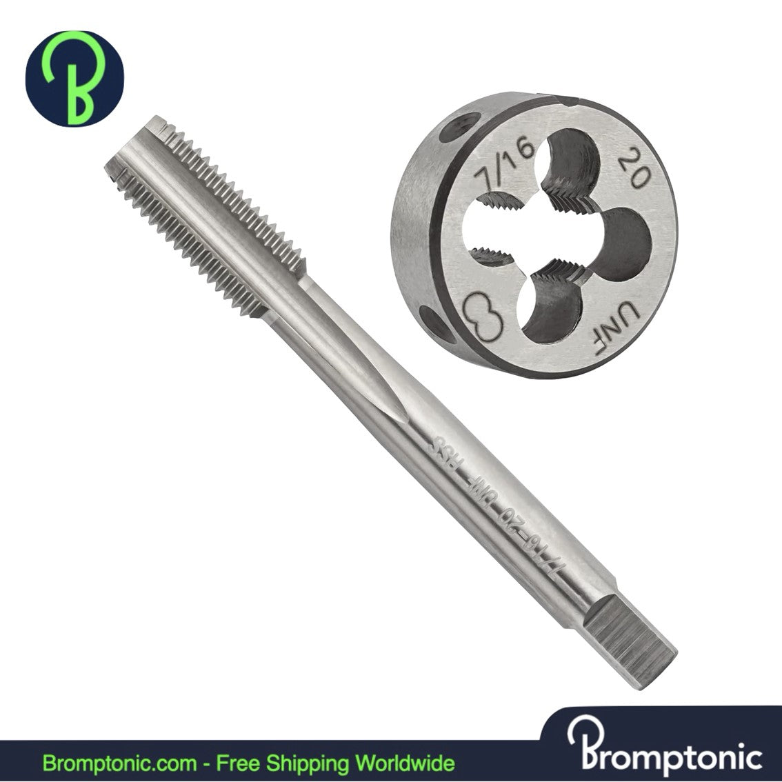 Brompton Hinge Replacement Thread Tap & Die Set UNF 7/16" -20