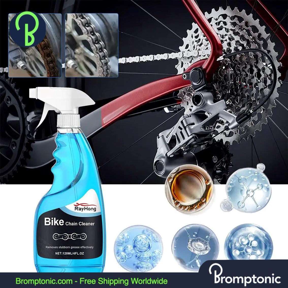 Brompton Kettingreiniger Spray 120ML