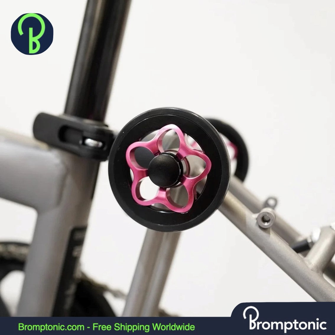 Brompton Easy Wheel 70mm Lichtgewicht hulpwiel