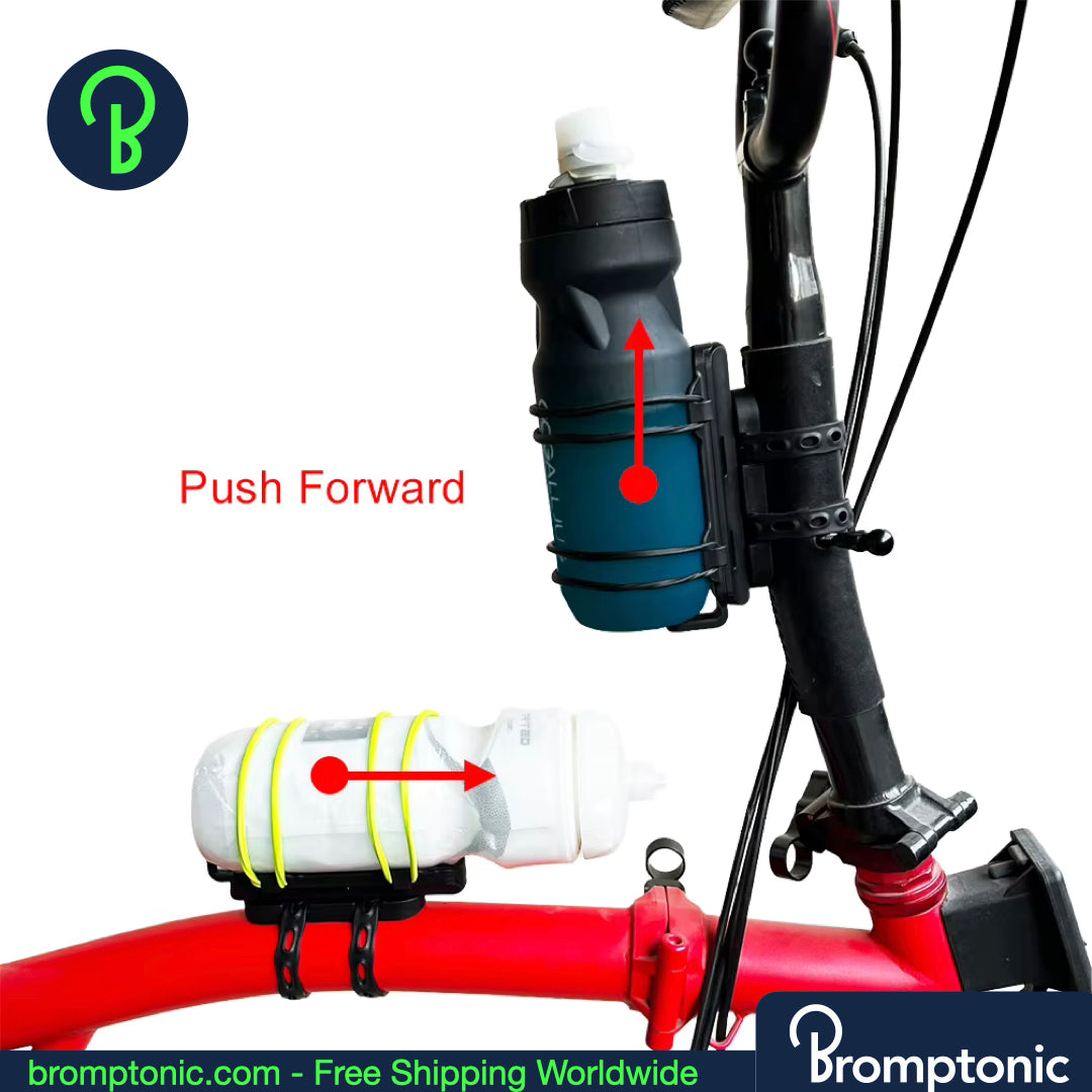 Porte-bouteille magnétique Brompton - Fixation rapide sur le cadre