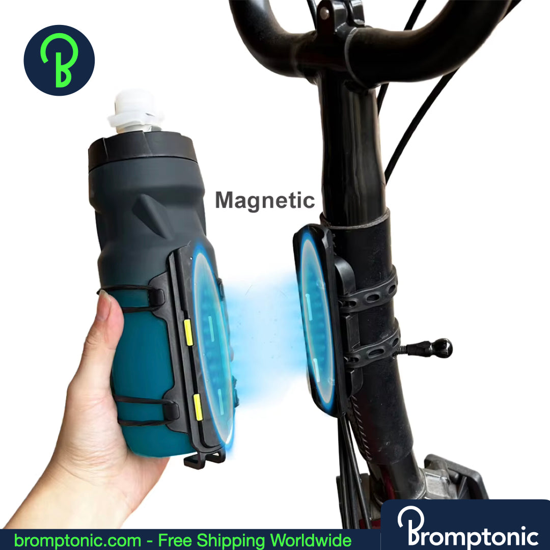 Porte-bouteille magnétique Brompton - Fixation rapide sur le cadre