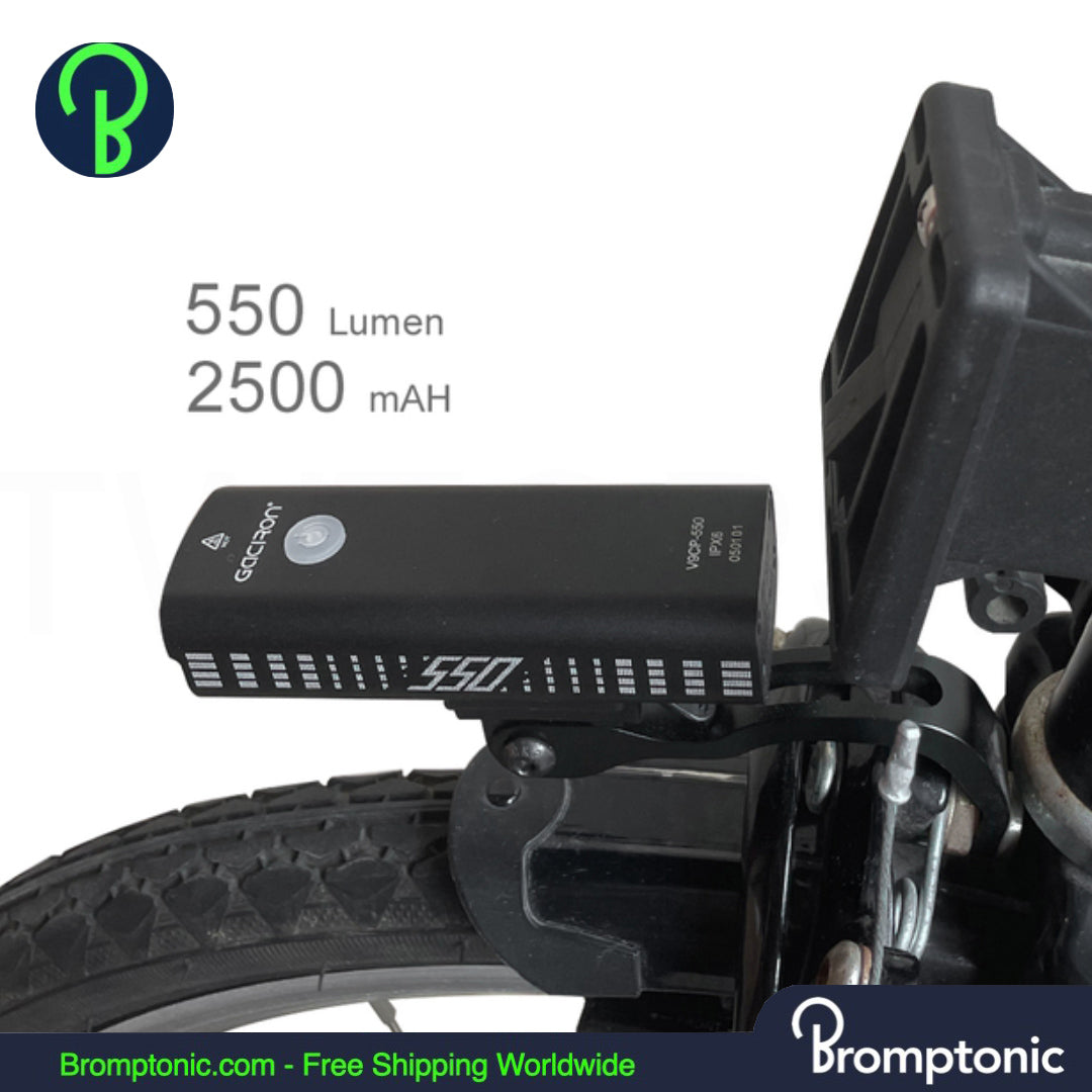 Lampe frontale à batterie Brompton