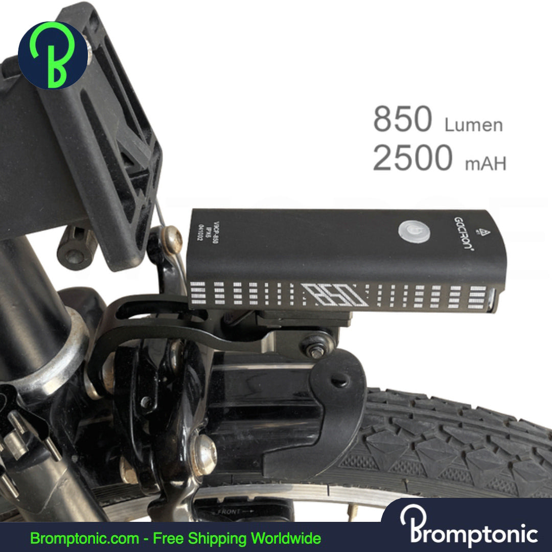Lampe frontale à batterie Brompton