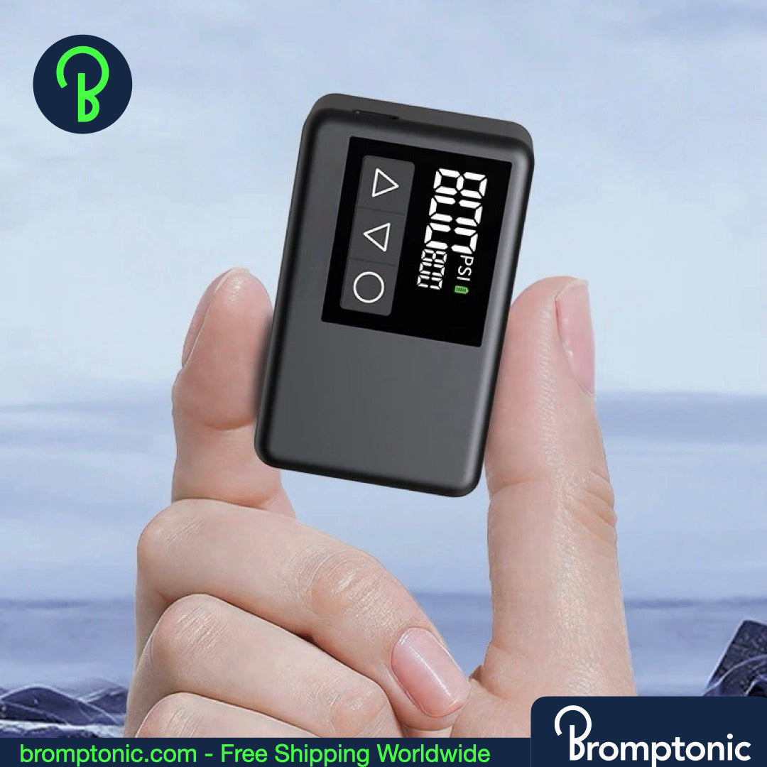 Mini pompe électrique Brompton - 120 PSI Smart Pocket Inflator