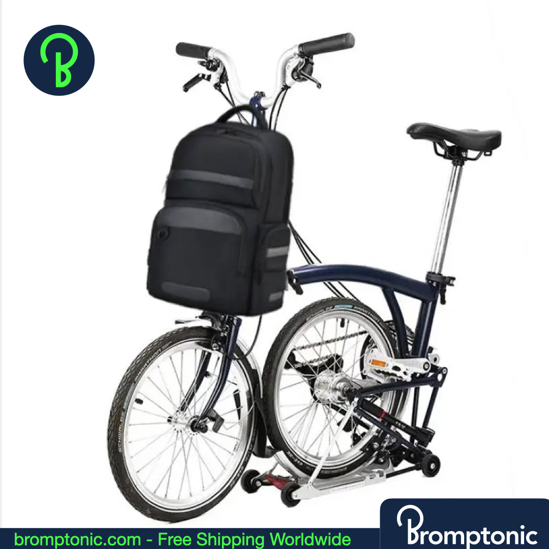 Brompton Business rugzak 28L - reistas met meerdere compartimenten en draagframe vooraan (A/C/G/P/T lijn)