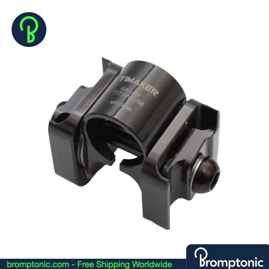 Brompton Titanium zadelpenklem - ronde kop 22,2 mm