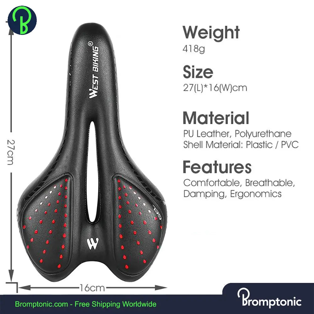 Sport Foam Saddle For Brompton Bromptonic